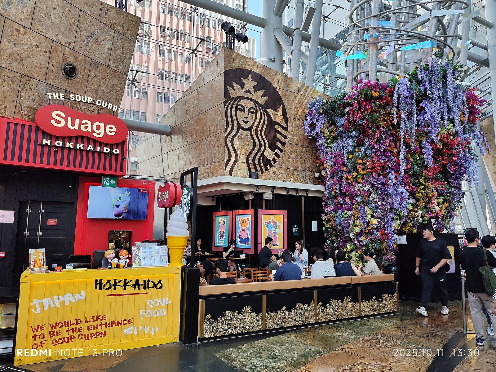 HK MK 旺角 Mong Kok 朗豪坊 Langham Place Shopping mall shop Starbucks n Suage October 2025 N13P
