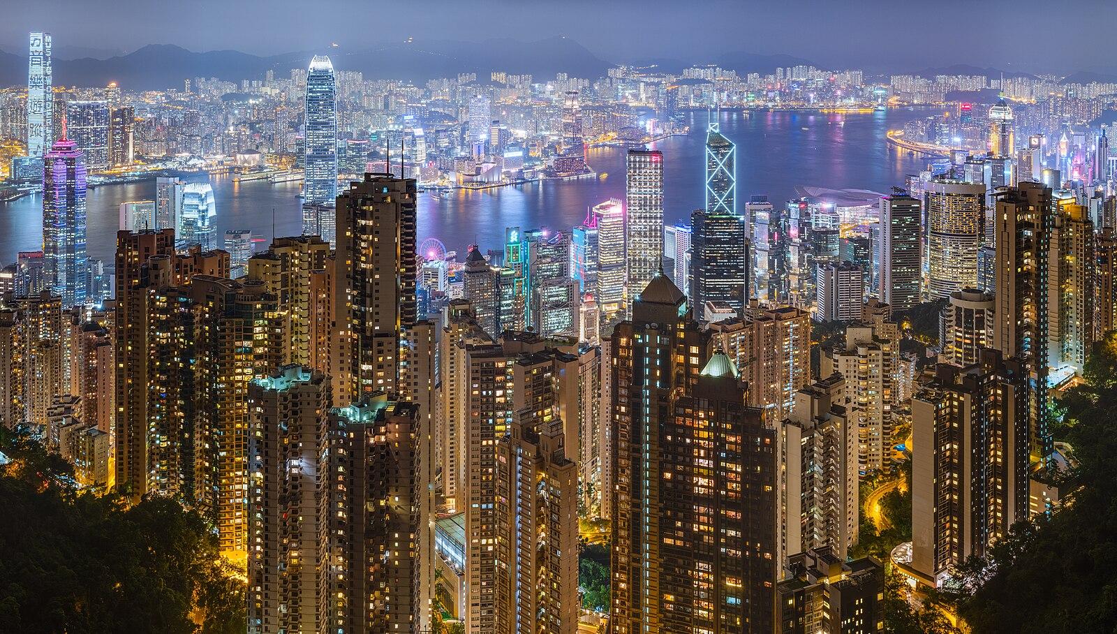 Hong Kong Harbour Night 2019 06 11